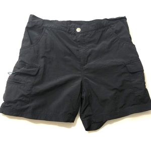 White Sierra Black Womens Cargo Board Shorts